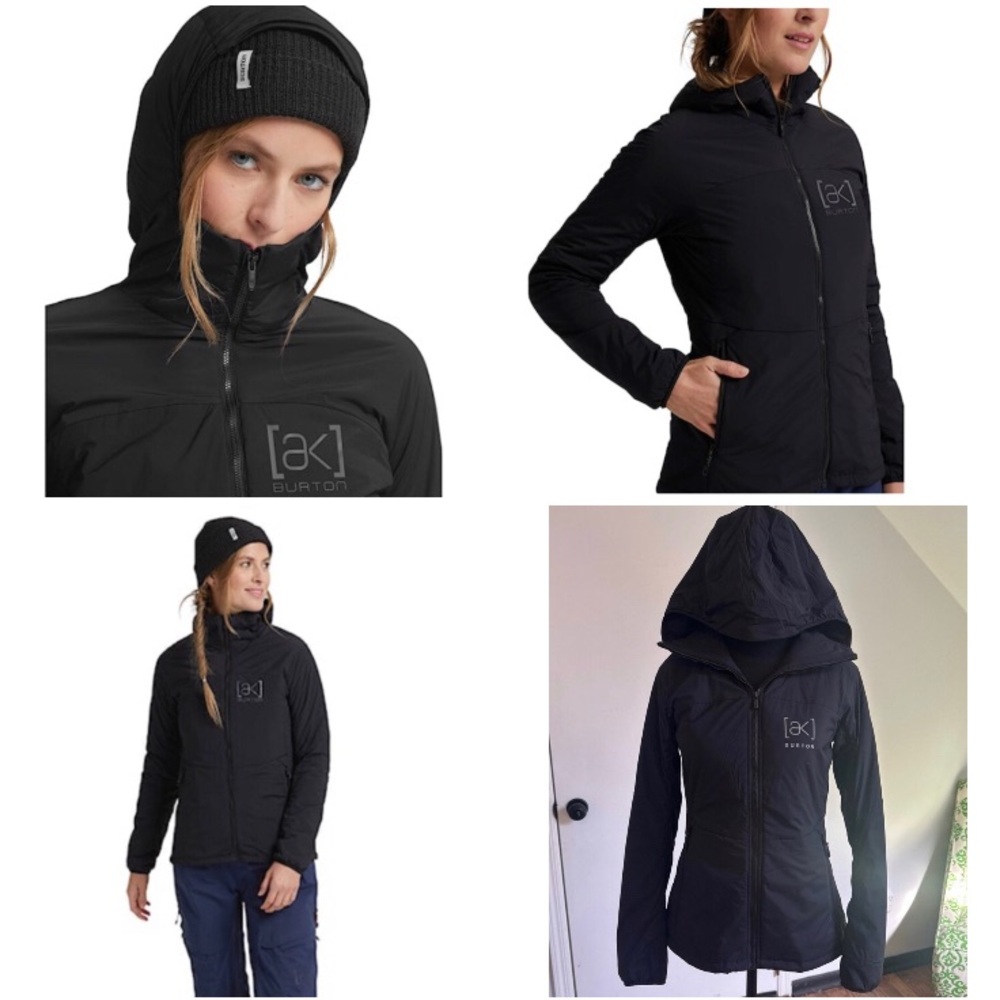 BURTON [ak] Helium Hooded Stretch Insulated Jacket XS Extra Small AK Hoodie Coat